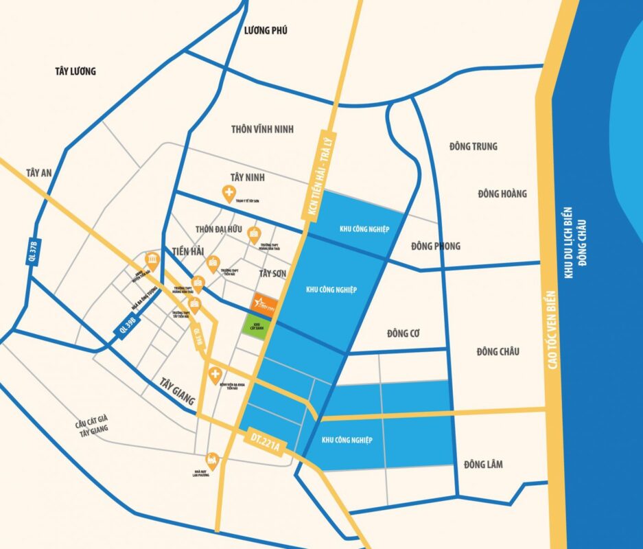 vị trí Tiền Hải Star City