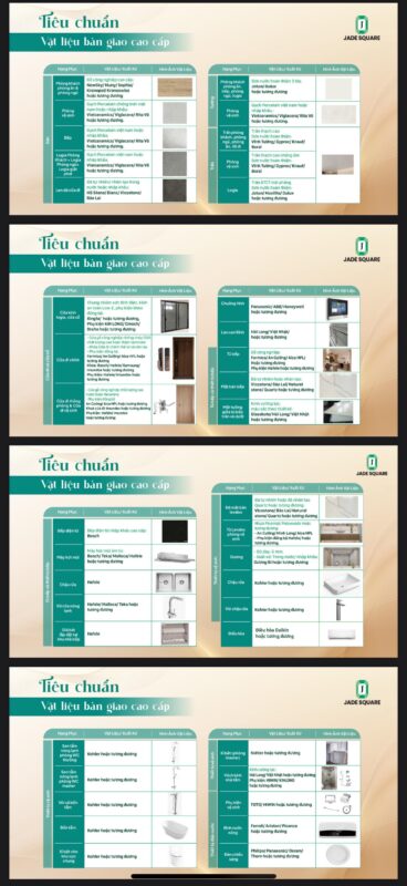 vật liệu bàn giao
